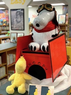 Snoopy and Woodstock with their flying doghouse take on the Red Baron once again. Photo/Rick Ryckeley.