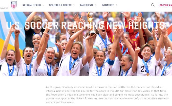US Soccer website.