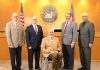 Fayette County commissioners (L-R) Edward "Edge" Gibbons, Charles Oddo, Eric Maxwell, Lee Hearn and Charles Rousseau. Photo/County website