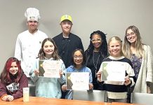 Participants in the Fayette 4-H bake-off scholarship. Photo/Fayette County.