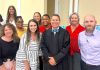 Fayette State Court Judge Jason Thompson (center in black robe) and the DUI Court team observe National Recovery Month during September. Photo/Submitted.