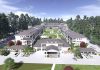 Rendering of proposed 175-apartment complex adjacent to Crown Plaza Conference Center at 201 Aberdeen Parkway in Peachtree City. Graphic/Peachtree City Planning Commission.