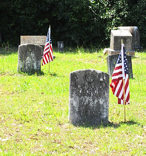 Old headstones in the Fayetteville Cemetery. File photo.