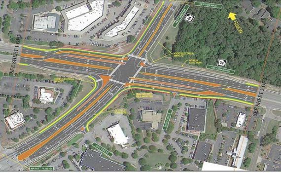 Peachtree City's Hwys. 54-74 intersection to be reconstructed in 2020 ...